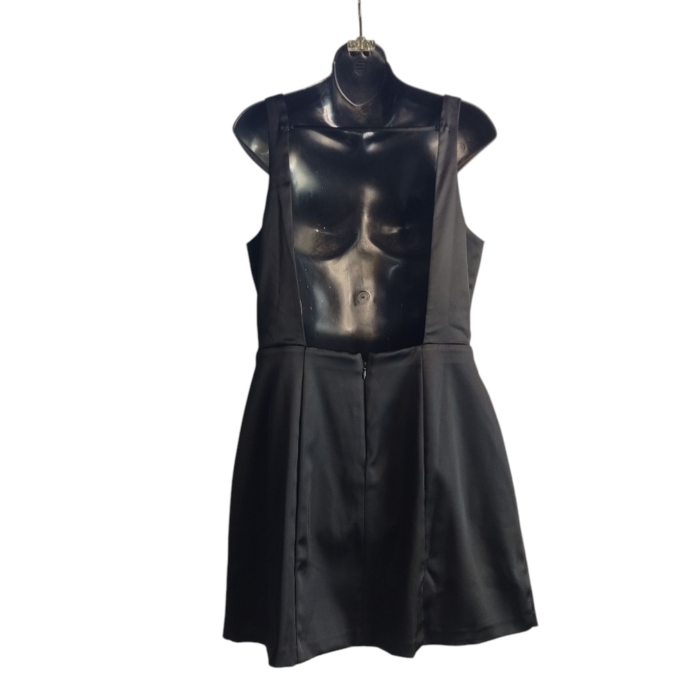 Abercrombie & Fitch Dress Women's Black Mini A Line Sleeveless Dress Size L NWT - Picture 2 of 10